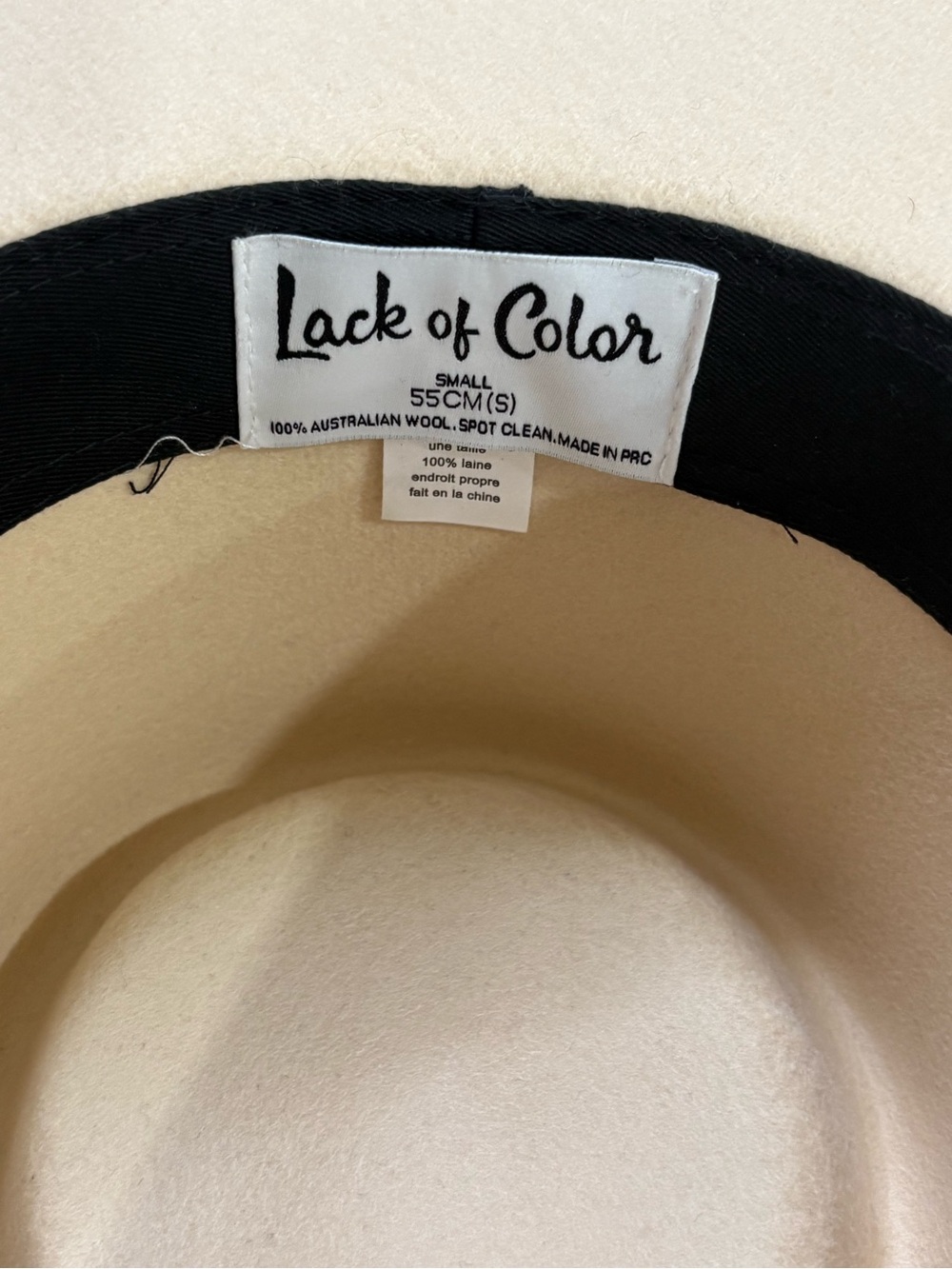 Ivory Rancher Lack Of Color hat - Picture 5 of 6